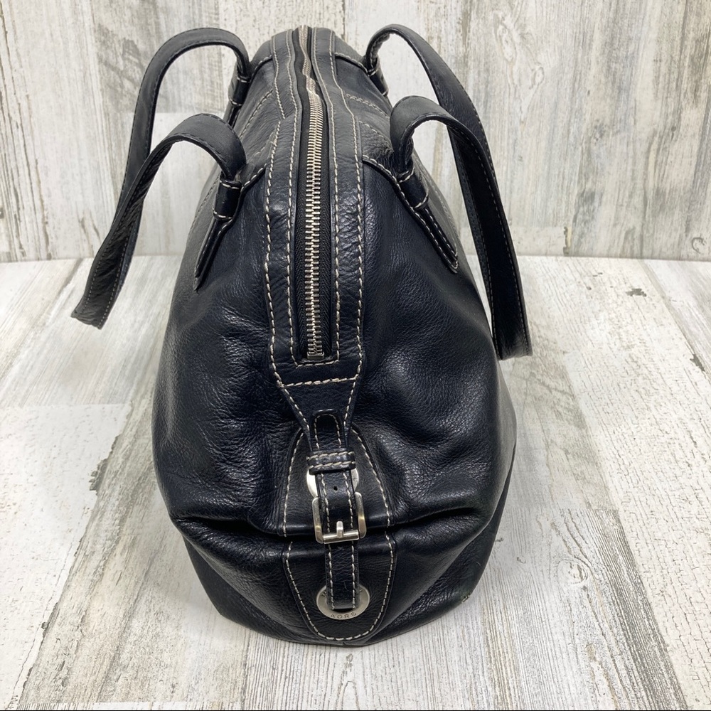 Michael Kors large black pebbled leather satchel - Picture 7 of 14